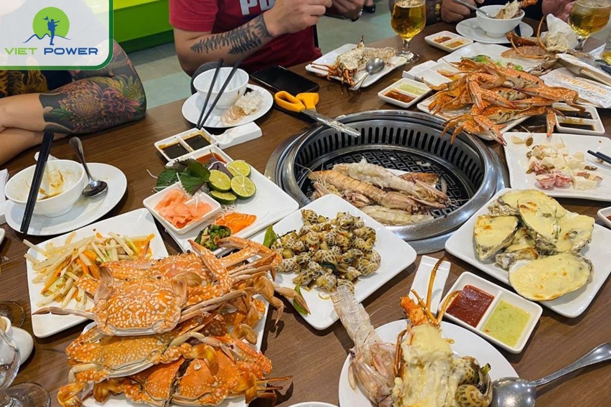 Enjoy seafood at Chef Dzung's Buffet