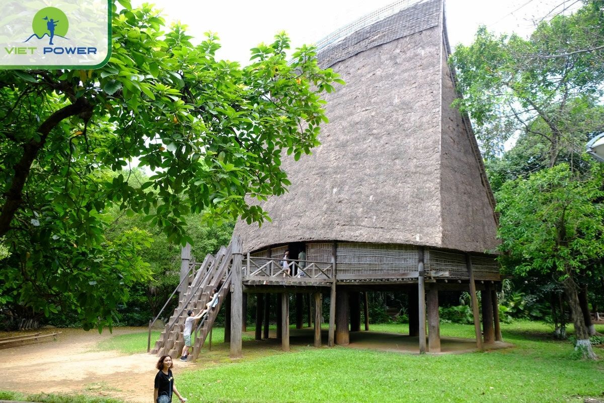 The stilt house at the Vietnam Museum of Ethnology