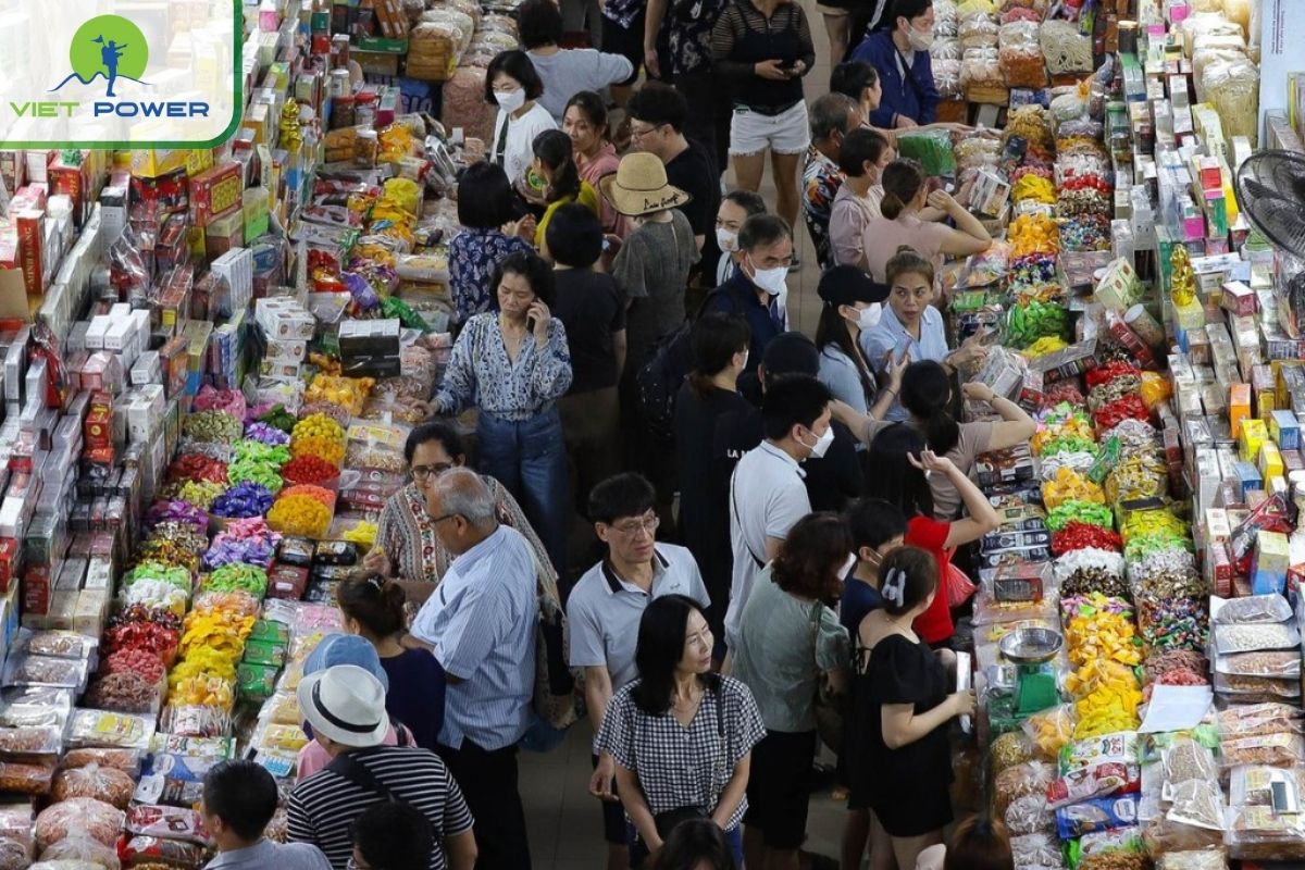 Local sweets at the market