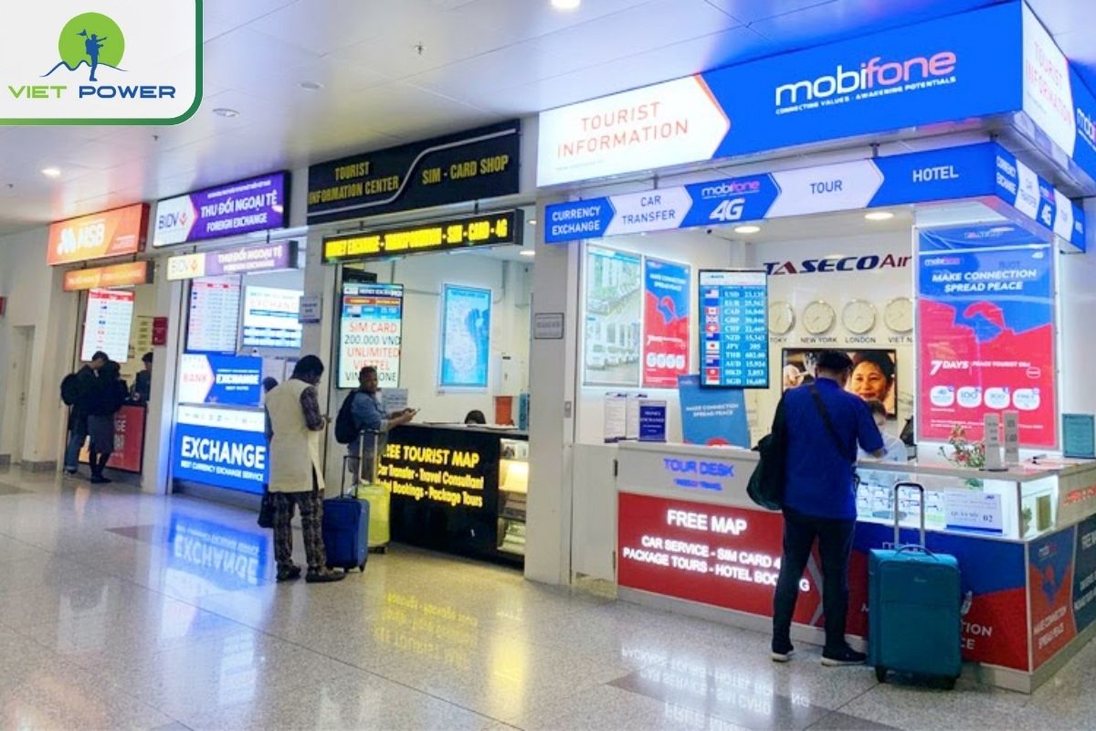 Buy a Mobifone SIM right at Mobifone Noi Bai International Airport