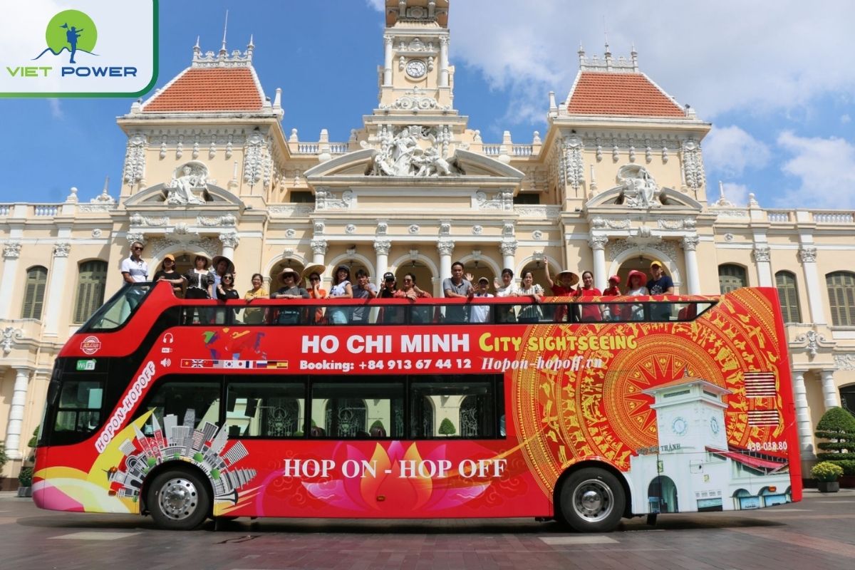 Bus travel in Ho Chi Minh City.