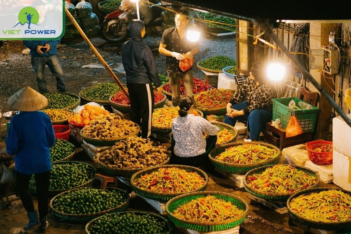 Explore Long Bien Wholesale Night Market