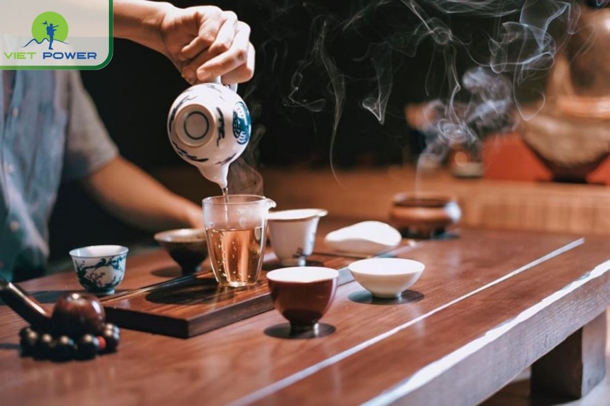 Have Tea with Retirees by Hoan Kiem Lake