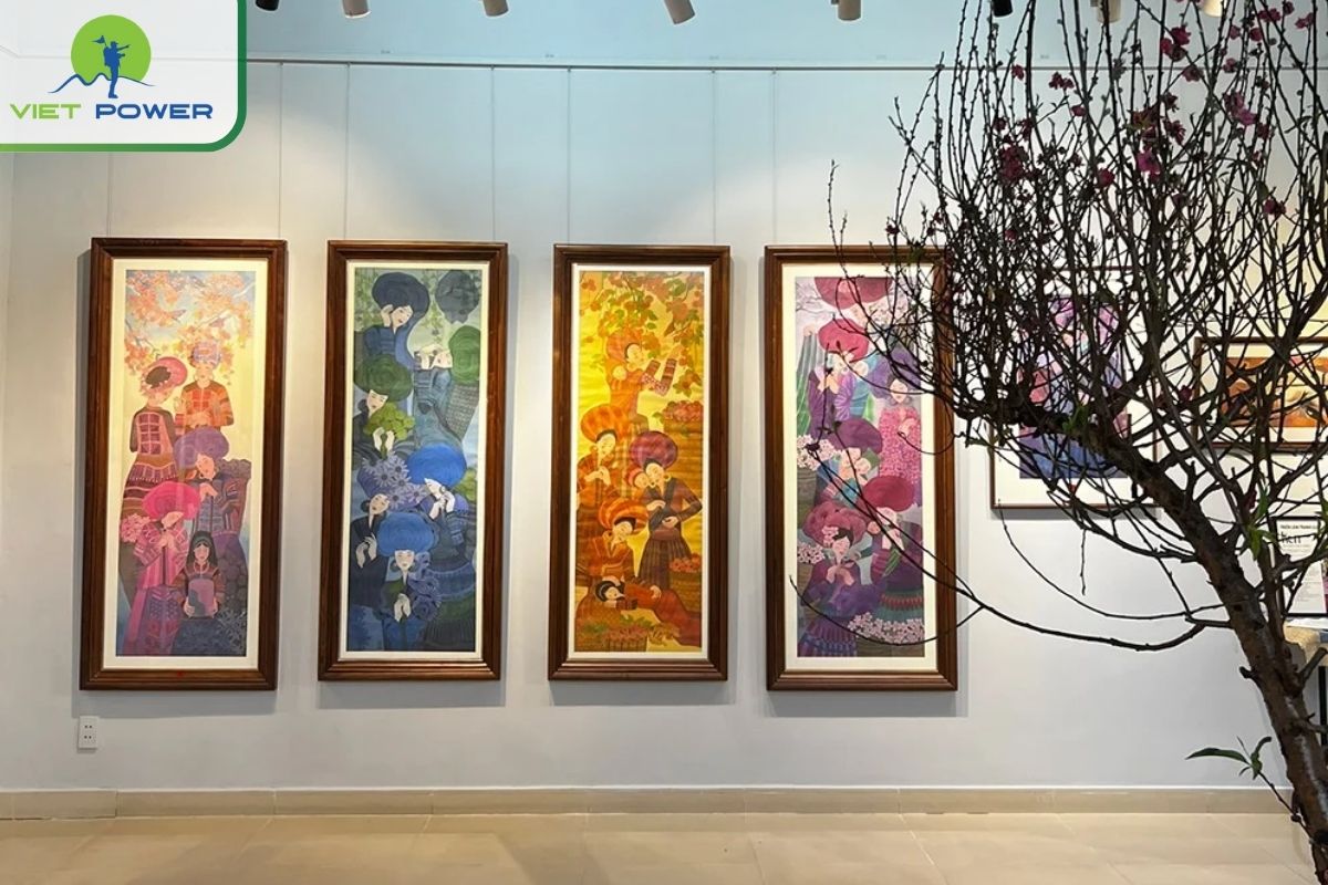 Vietnamese silk painting journey.