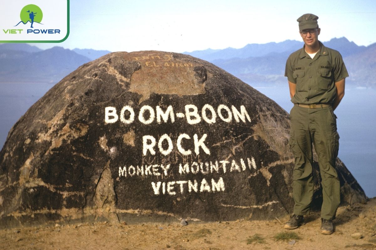 American veterans have returned to this rock to recall old memories