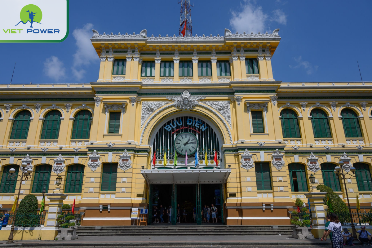 Top 9 Places To See In South Vietnam For First-Timers: Central Post Office.