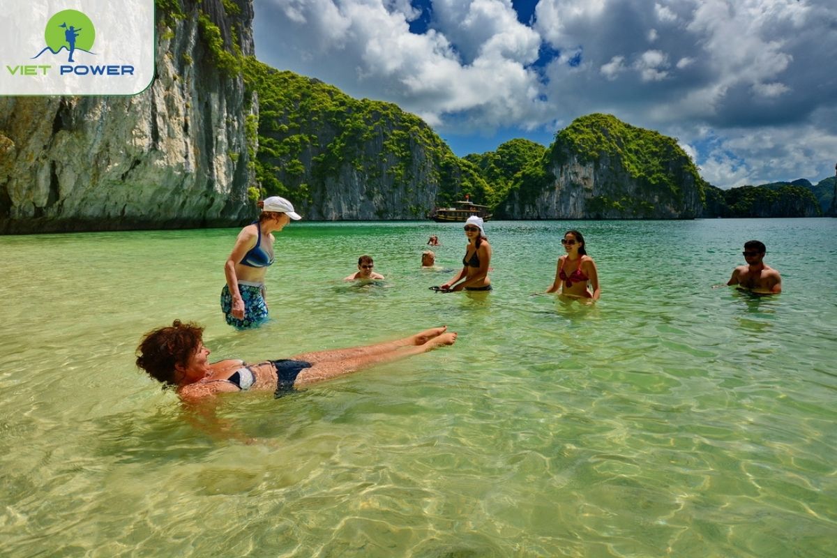 Swimming at Ban Chan Island
