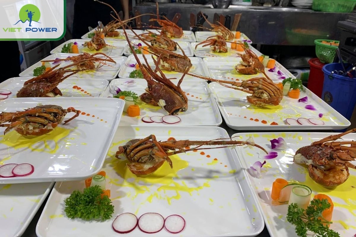 Enjoy seafood on the cruise