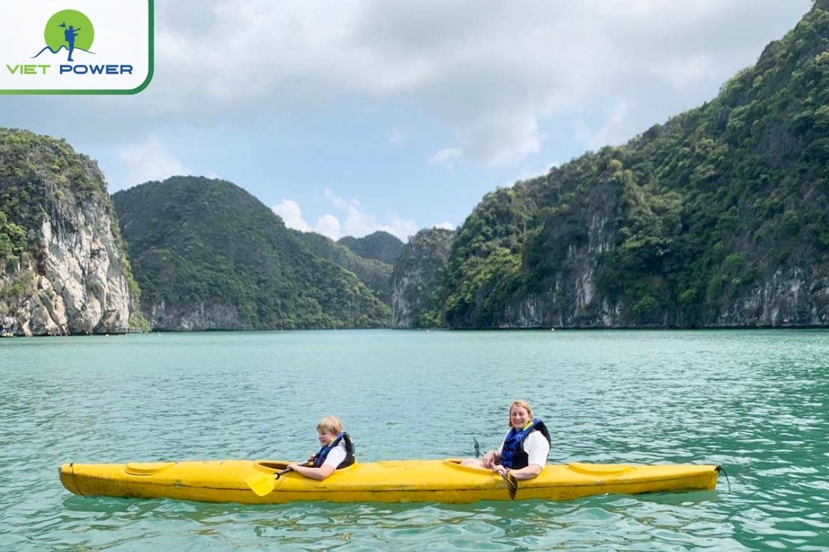 Kayaking at Ao Ech Lagoon