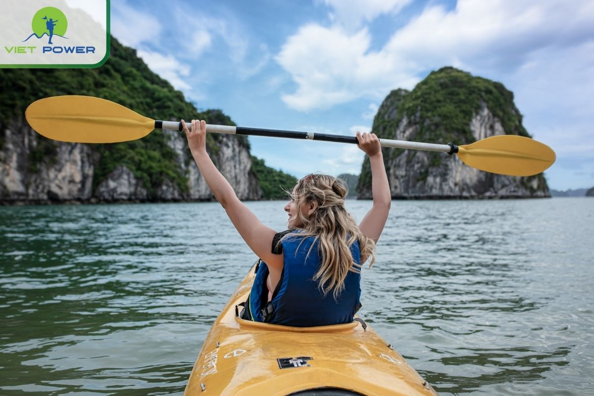 Kayak together in tranquil lagoons