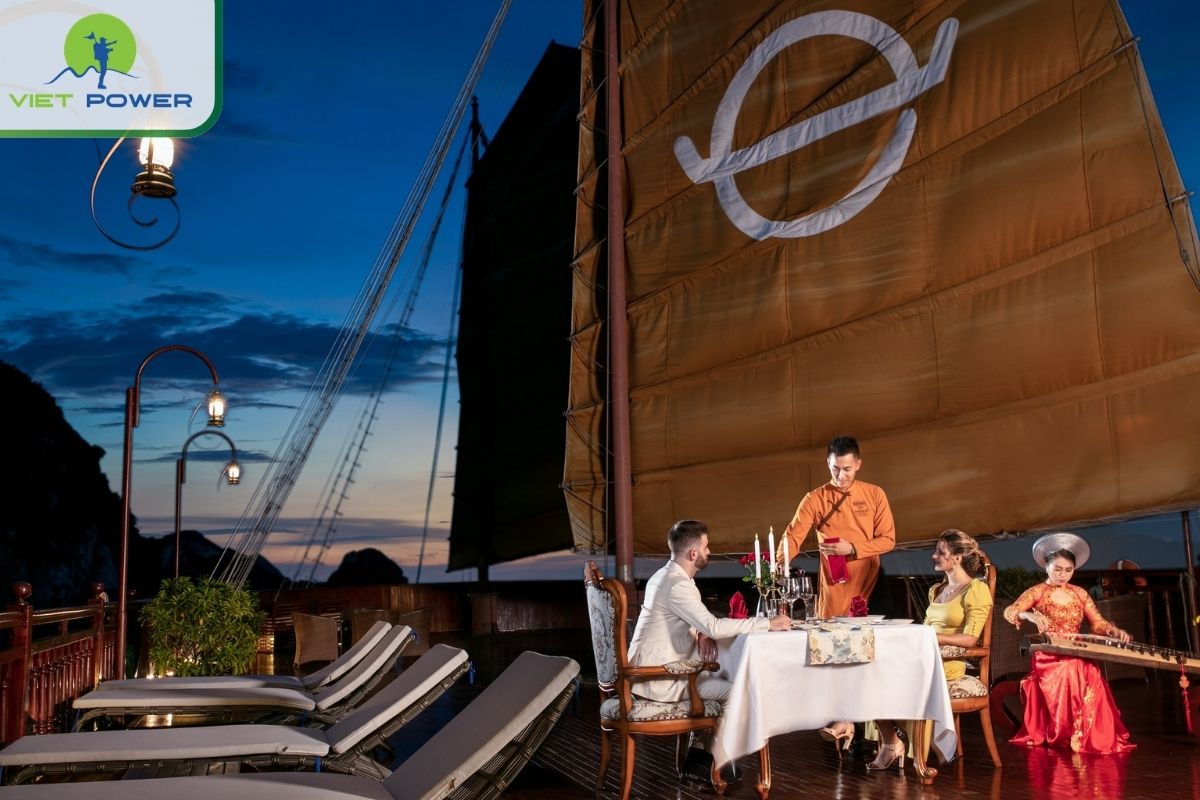 Enjoy a romantic evening on the deck