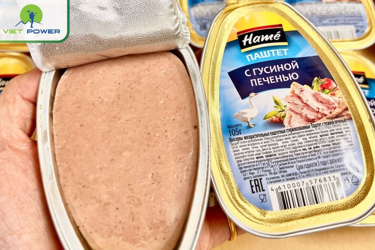 Jar of foie gras pâté