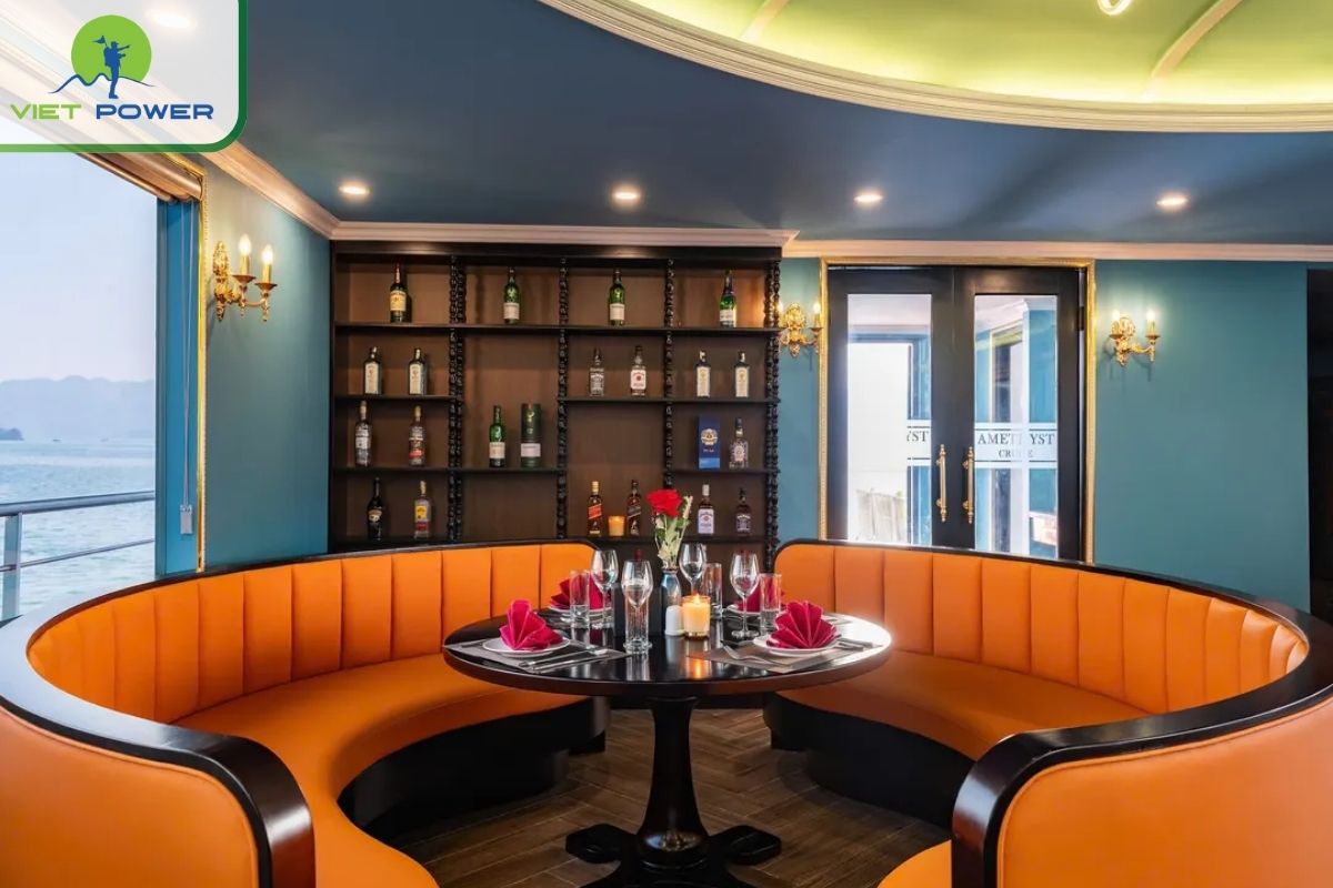 Private seating areas for small groups