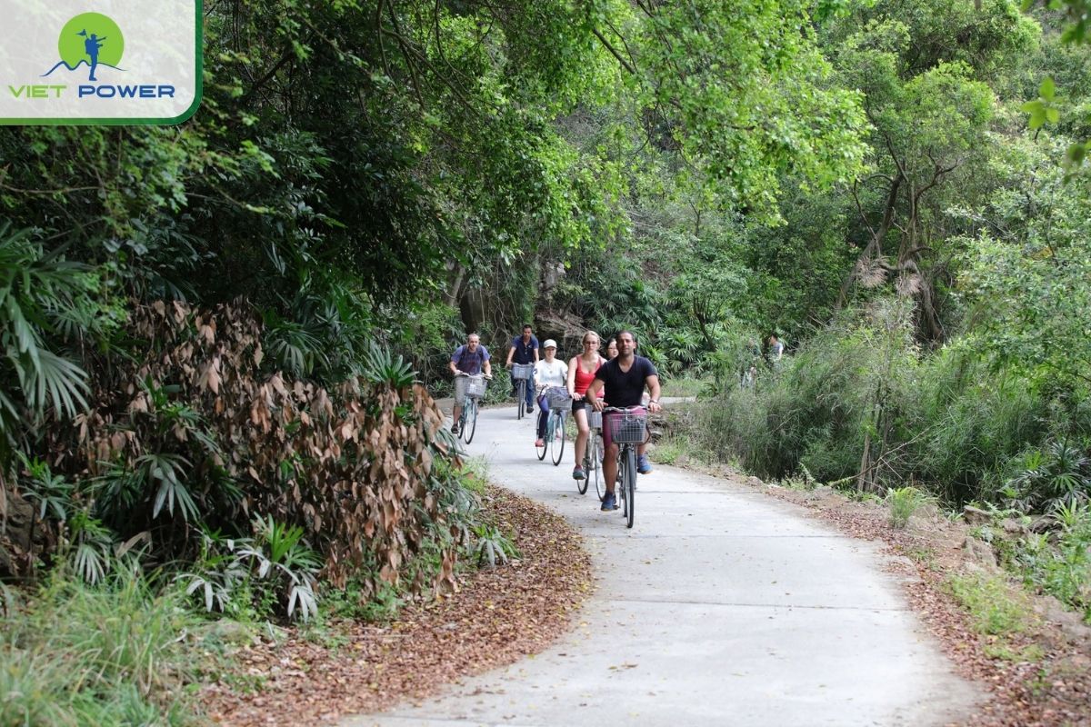 Cycling in Viet Hai Village