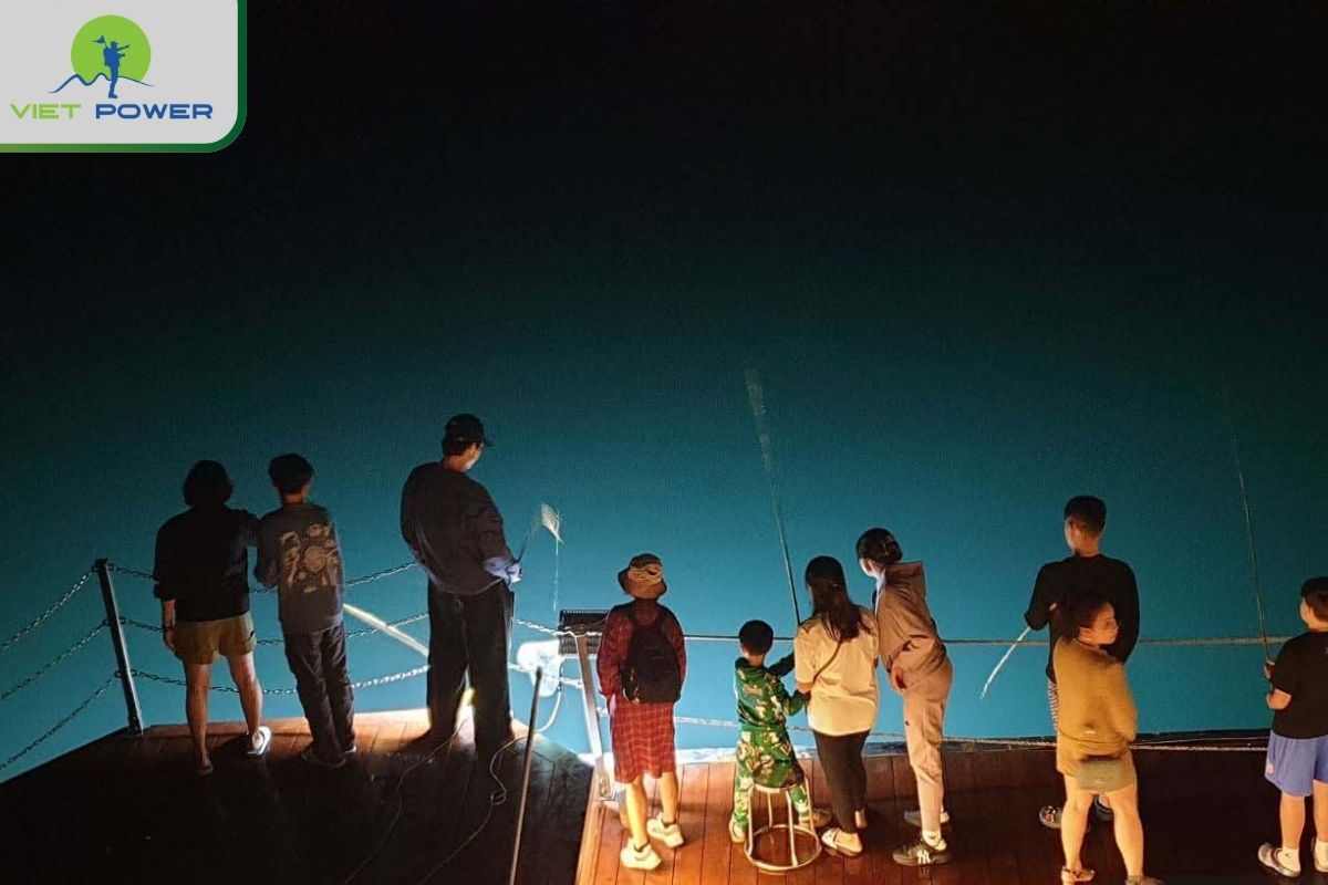 Moonlight Squid Fishing