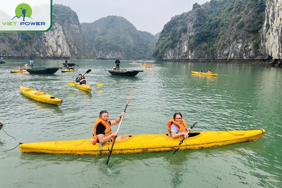 Kayaking at Ao Ech Lagoon
