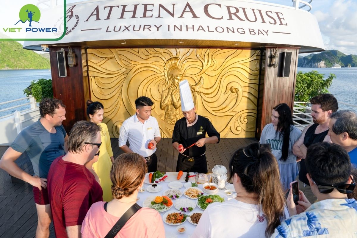 Vietnamese cooking demonstration