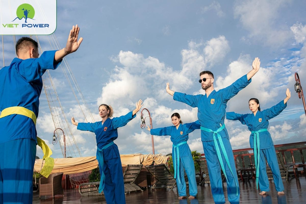 Vovinam martial art techniques and Tai Chi movements