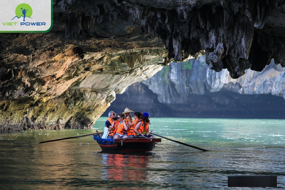 Bamboo Boat at Luon Cave