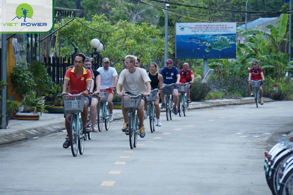 Cycling through Viet Hai Village