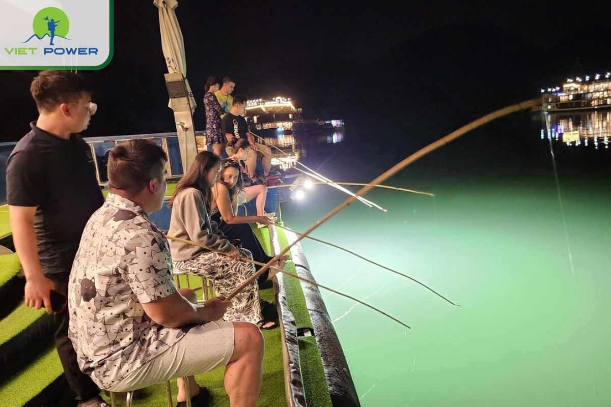 Midnight Squid Fishing