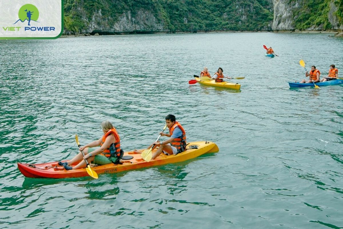 Kayaking in hidden lagoons