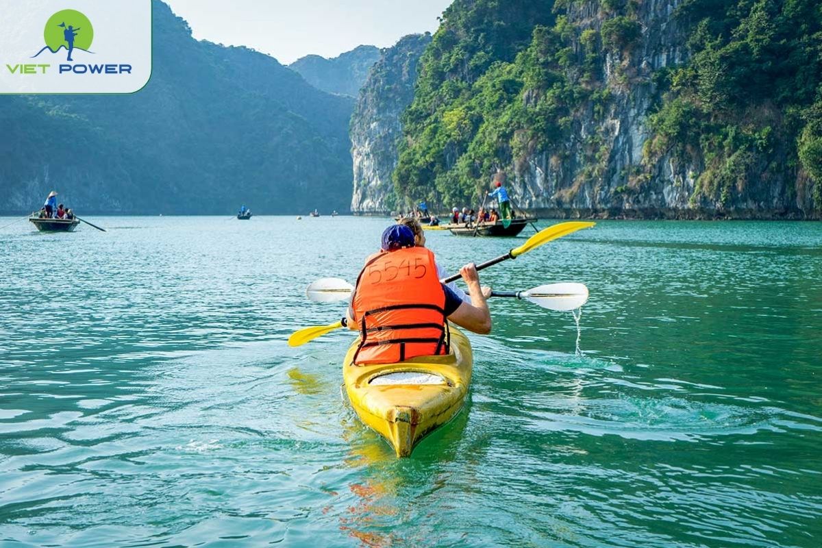 Kayak around the bay’s small islands