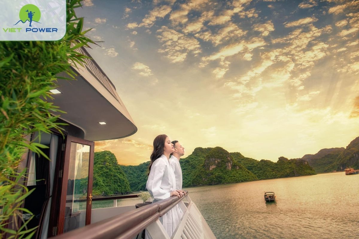 Cabins featuring private balconies