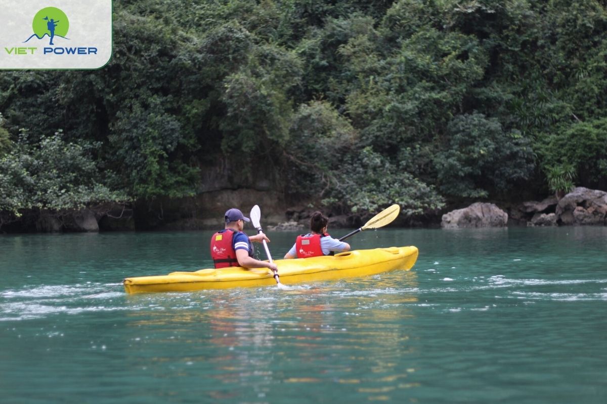 Kayaking at Tra Bau Area