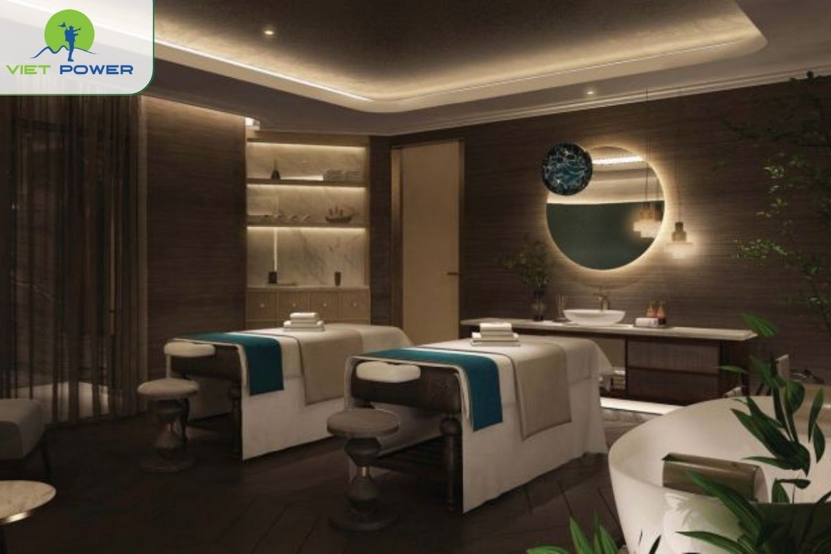 Relax at the onboard spa and massage center