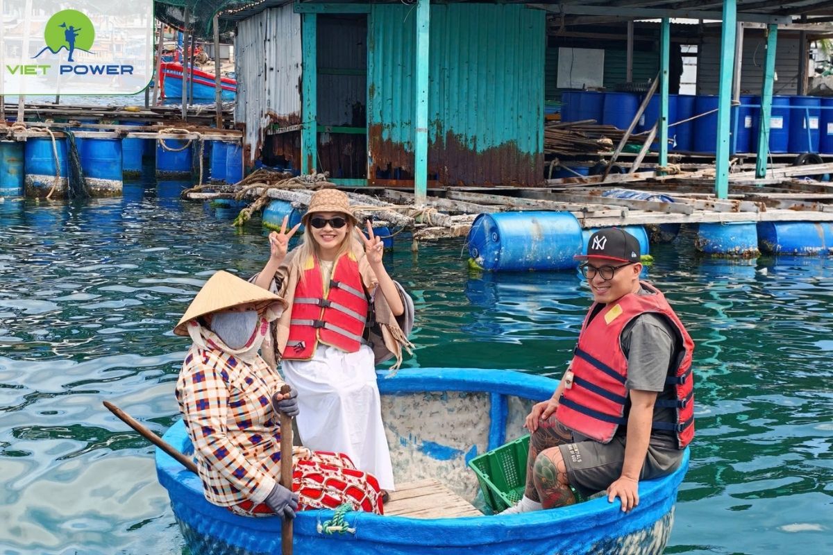 Experience a coracle ride at Hon Mieu fishing village