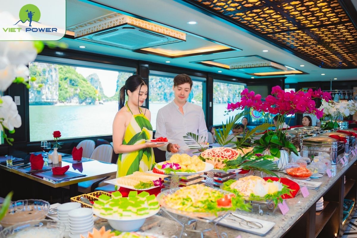 Seafood buffet lunch