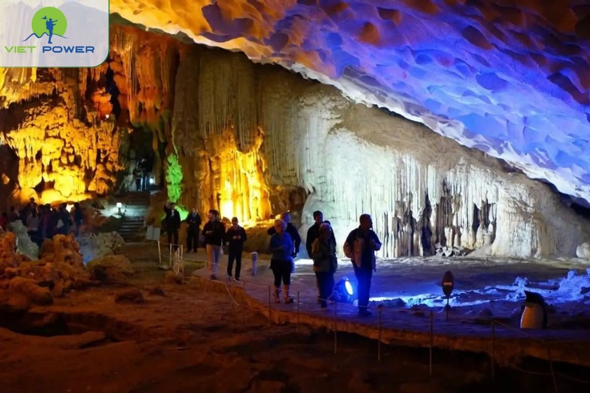 A limestone cave
