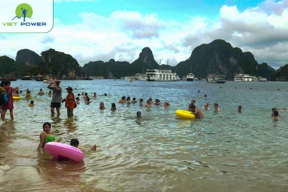 Swiming at Titop Island