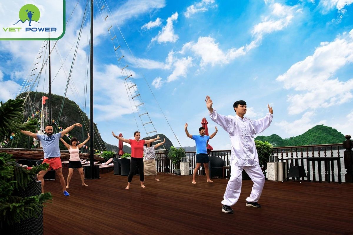 Tai Chi on the Sundeck